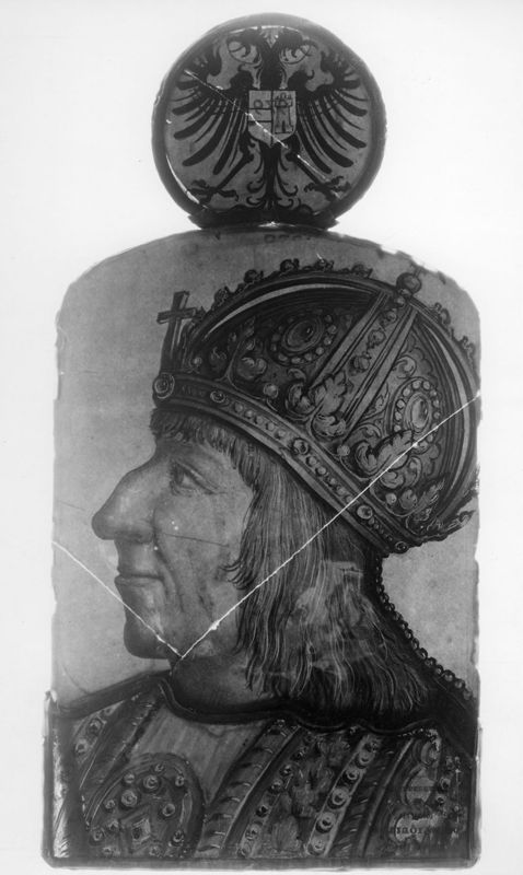 Membre masculin de la Maison de Habsbourg avec armoiries