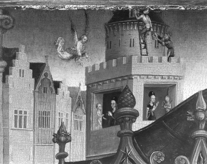 Scènes uit de legende van de Heilige Barbara