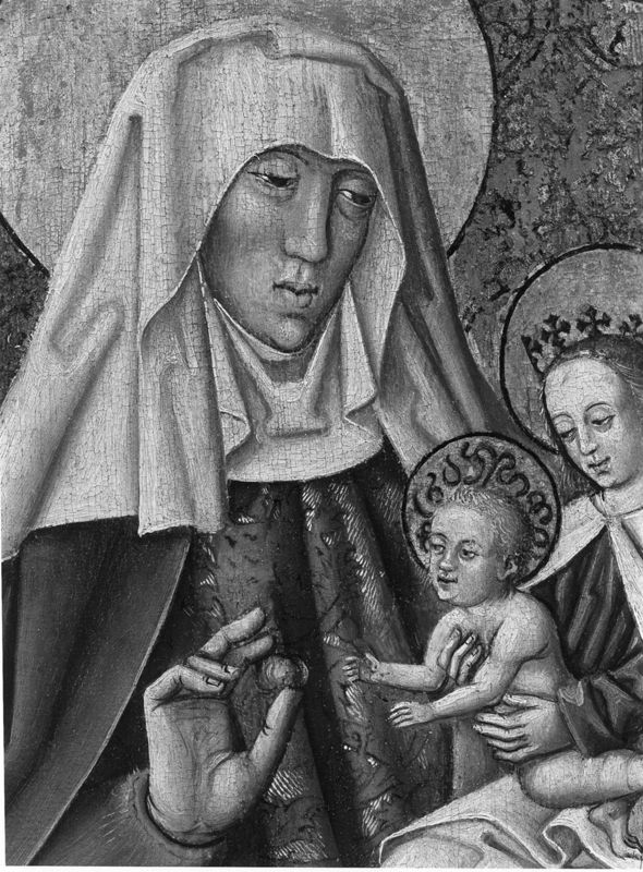 Sainte-Anne Trinitaire (revers: Luc l'Evangéliste)