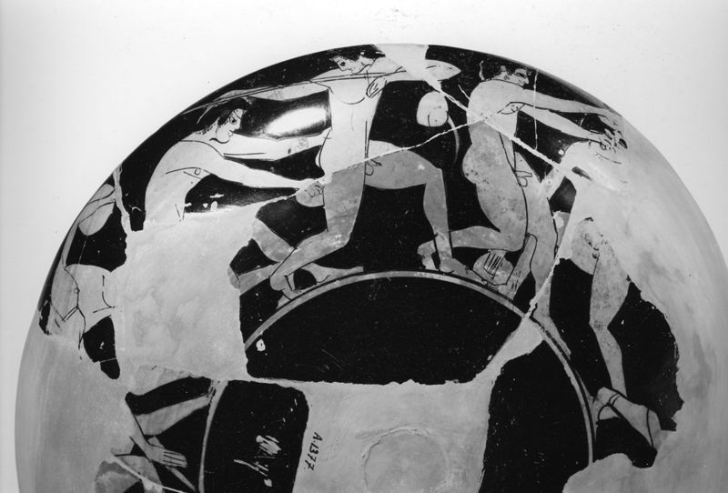 Coupe à figures rouges