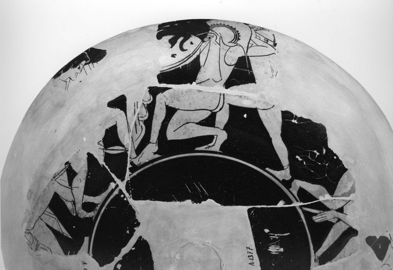 Coupe à figures rouges