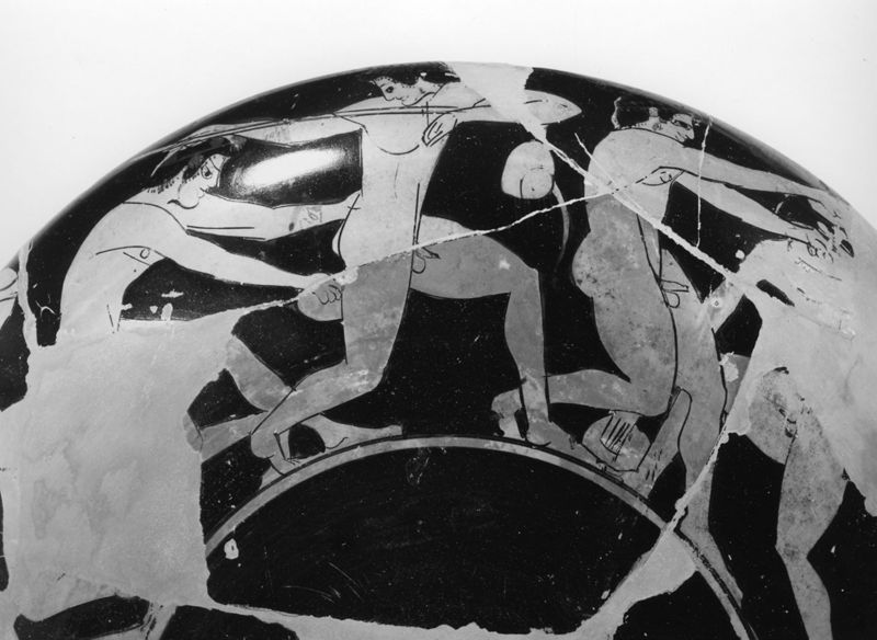 Coupe à figures rouges