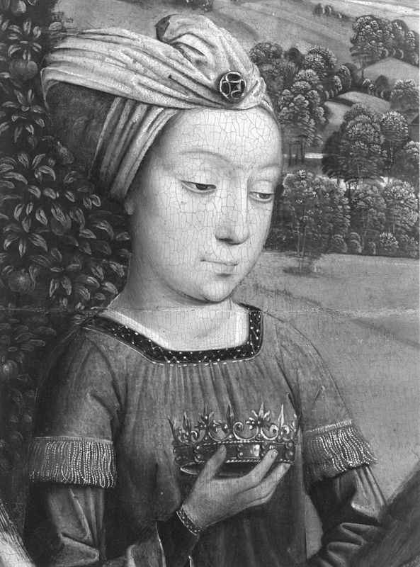 Vierge et Enfant parmi les Saintes