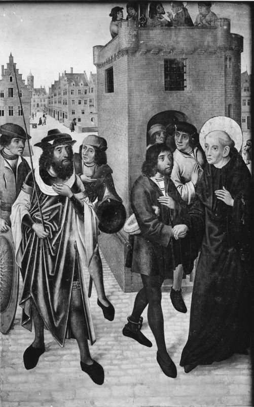 Sint-Leonardus bevrijdt de gevangenen / Heilige Joris
Overbrenging van het lichaam van Sint-Hubertus / Heilige Hubertus
