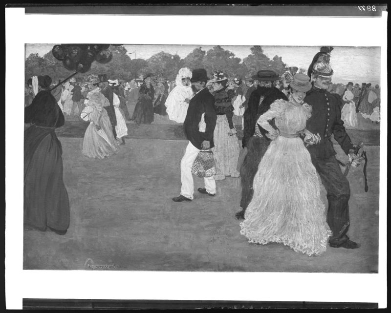 La promenade du dimanche à Saint-Cloud
