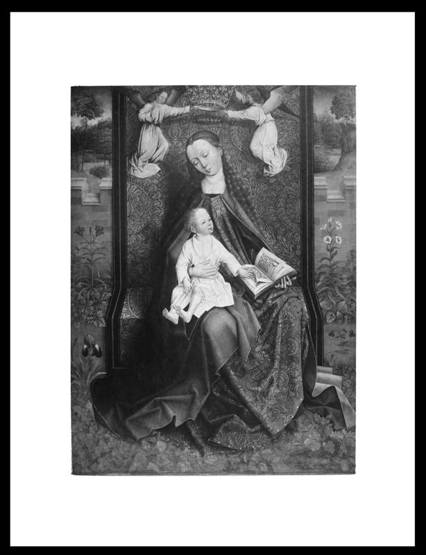 Madonna met Kind gekroond door twee engelen