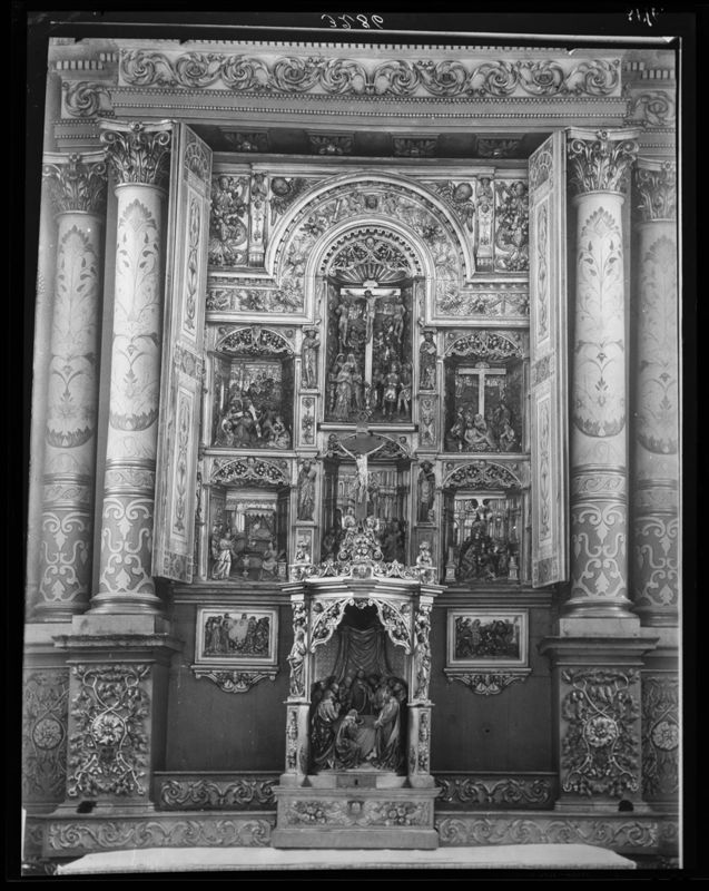 Maître autel et Retable de la Passion