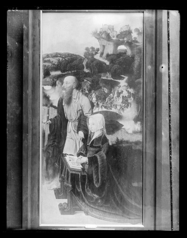 Elisabeth van Dorp[?] door de heilige Paulus aanbevolen