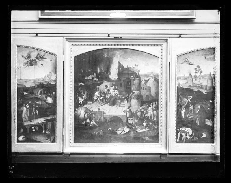 Triptiek met de Bekoring van de Heilige Antonius