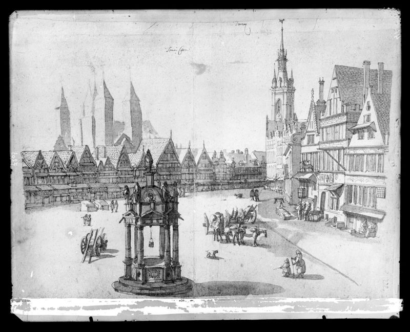 De Grote Markt te Doornik