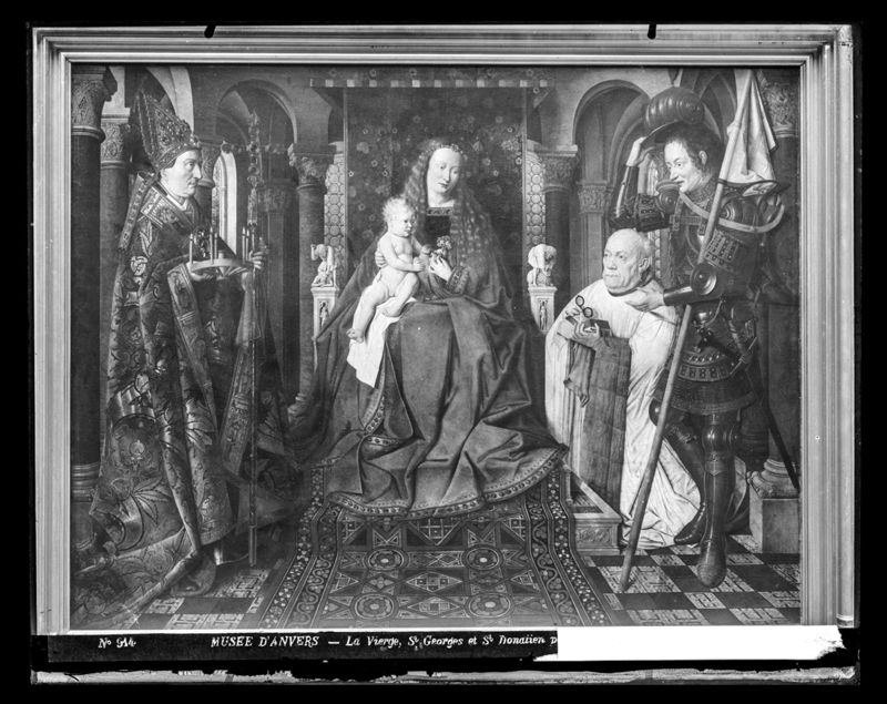 Maria, St.-Joris, St.-Donaas en de donator van der Paele