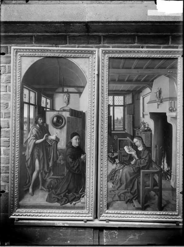 Saint Jean-Baptiste et Heinrich von Werl, donateur
Sainte Barbe