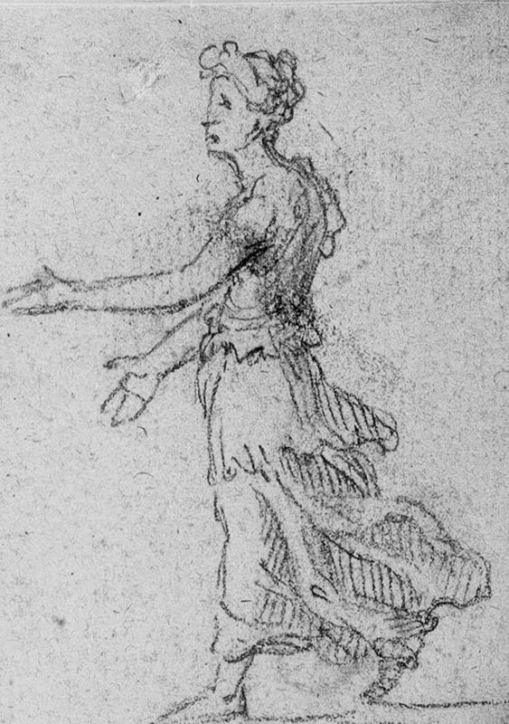 Stappende vrouw