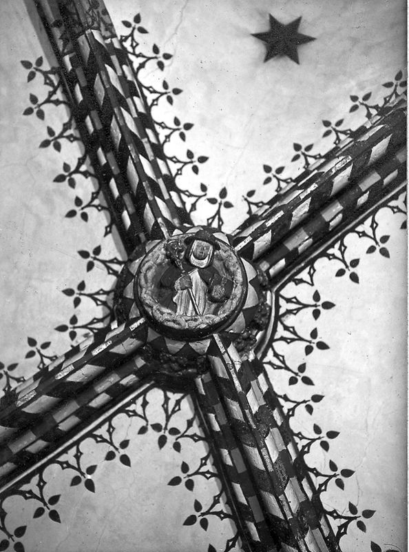 clef de voûte / Église Saints-Pierre-et-Guidon[Anderlecht]