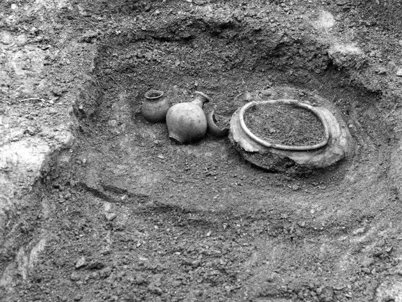 Cimetière romain de la Haie Jardin - Tombe 4