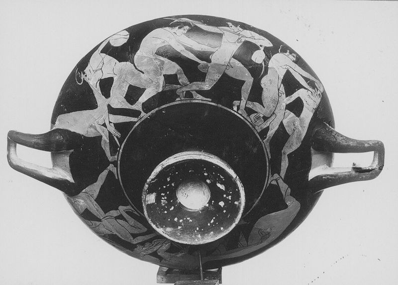 Coupe à figures rouges