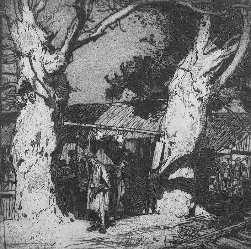 De slagerswinkel