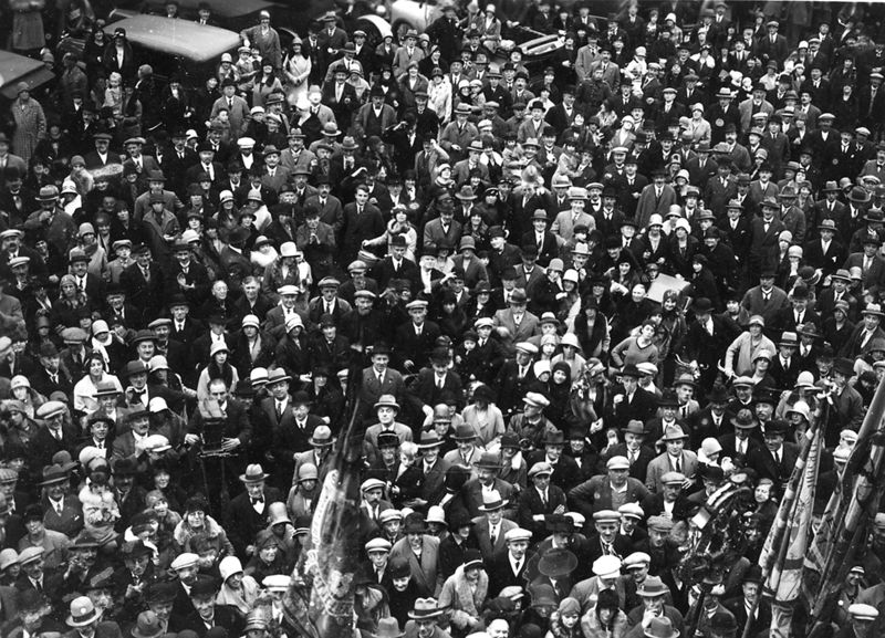 Foule: Foule d'un cortège