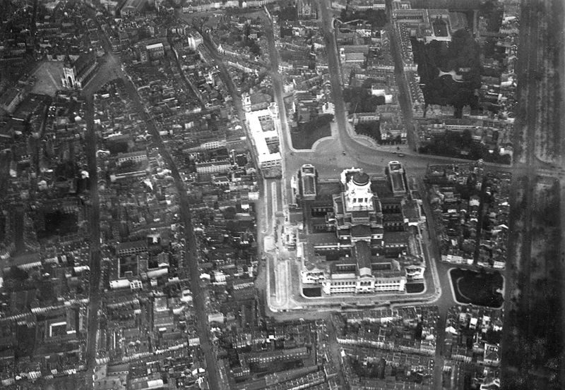 Vue aérienne de la ville de Bruxelles
