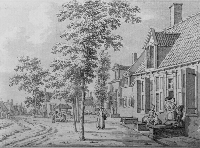 De Markt van Domburg (Nederland)