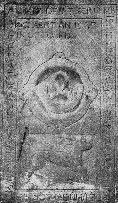 Grafsteen van De Bel, Andries