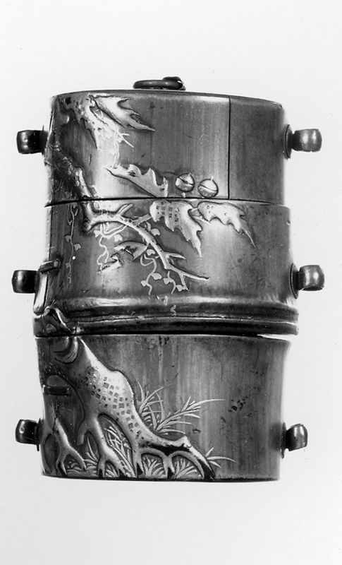 Inro à deux cases