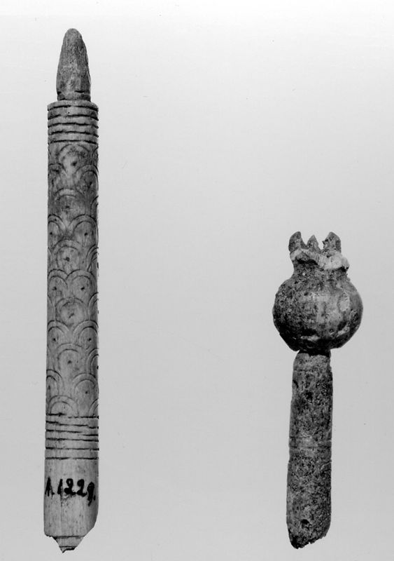 Fragment de baguette (épingle, fuseau ou accessoire de toilette)