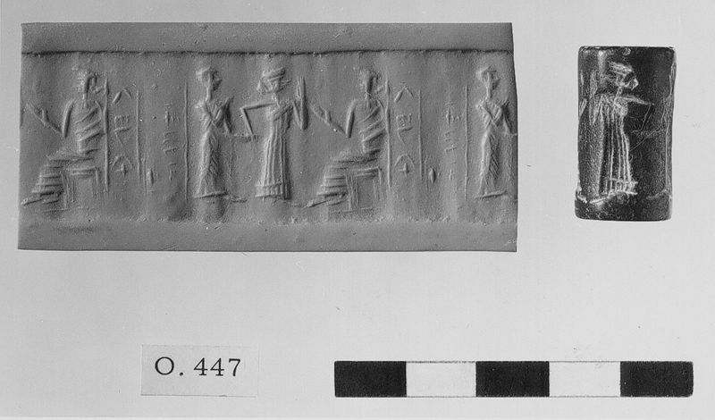 sceau cylindrique / Musées Royaux d'Art et d'Histoire