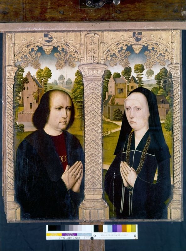 Portraits de Barbe de Croesinck et Louis de Quarré