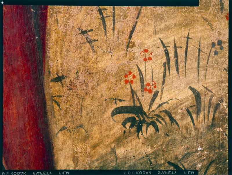 Volet droit du triptyque de l'Annonciation de l'église Saint-Sauveur à Aix-en-Provence: Le prophète Jérémie (avers) ; Le Christ d'un Noli me tangere (revers)