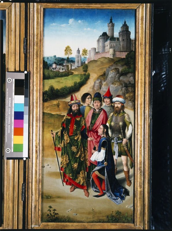 Triptiek met de Marteldood van de Heilige Hippolytus