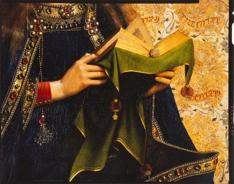 Lam Gods: Tronende O.-L.-Vrouw