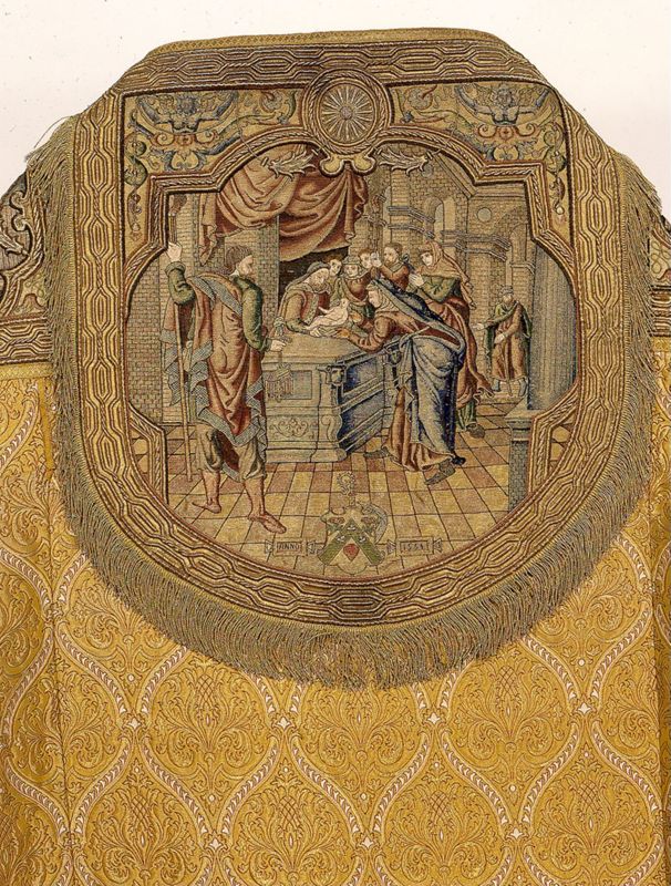 Kerstgewaad met Besnijdenis van Christus