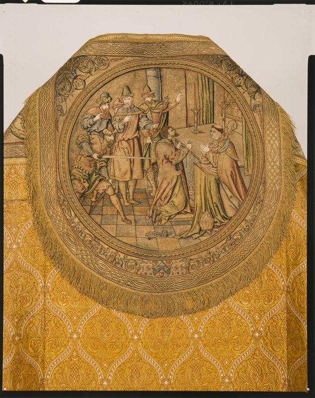 Kerstgewaad met de Gevangenneming van de H.  Mattheus