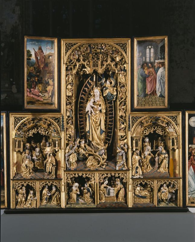 Retable II. Vie de la Vierge