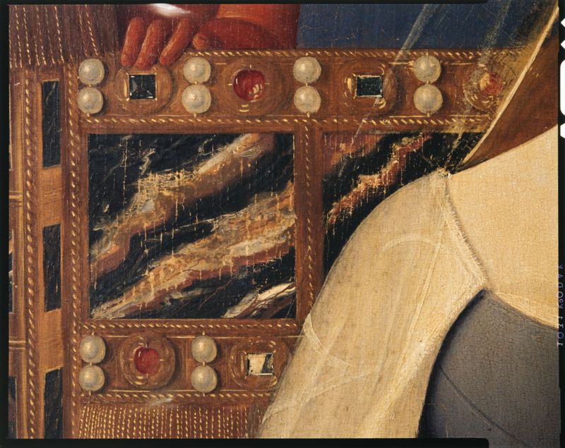 Maria en Jezus, omgeven door seraphijnen en cherubijnen