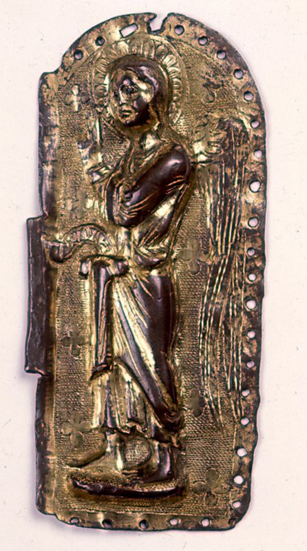 Plaque rectangulaire: fragment de fermail