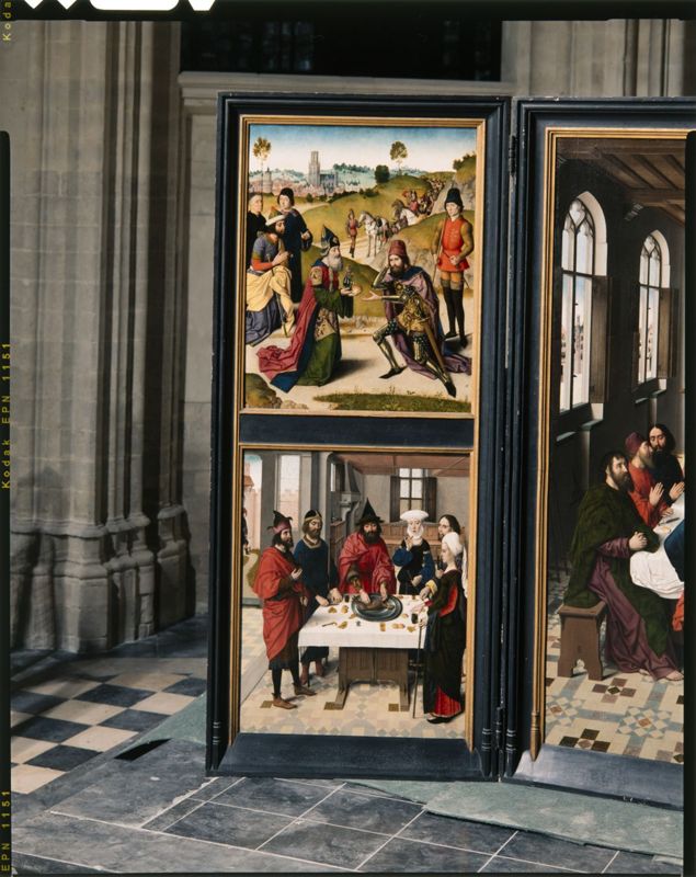 Laatste Avondmaal (paneel linksonder)