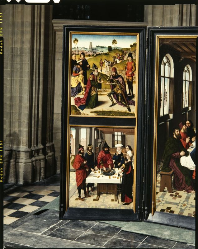 Laatste Avondmaal (paneel linksboven)