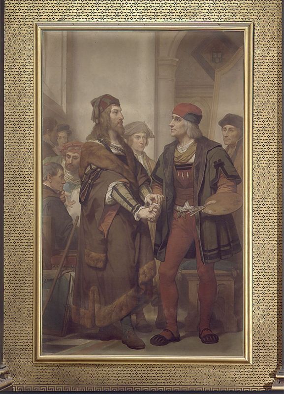 Dürer bezoekt Quinten Metsijs