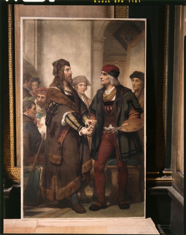 Dürer bezoekt Quinten Metsijs