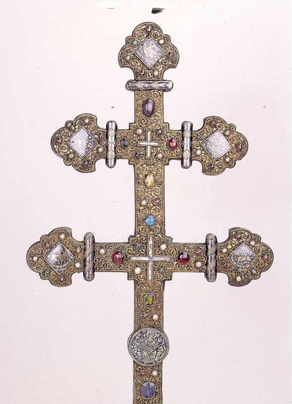 croix-reliquaire à double-travers