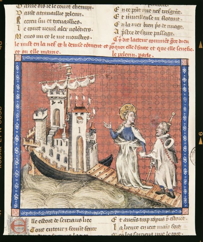Guillaume de Digulleville, Pèlerinages : Pélerinage de la vie humaine (fol. 1-113)