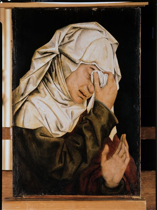 Treurende vrouw