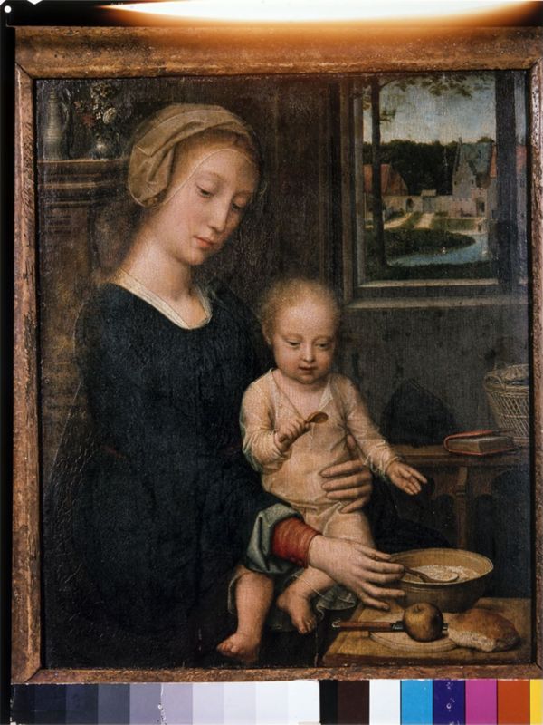 La Vierge à la soupe au lait