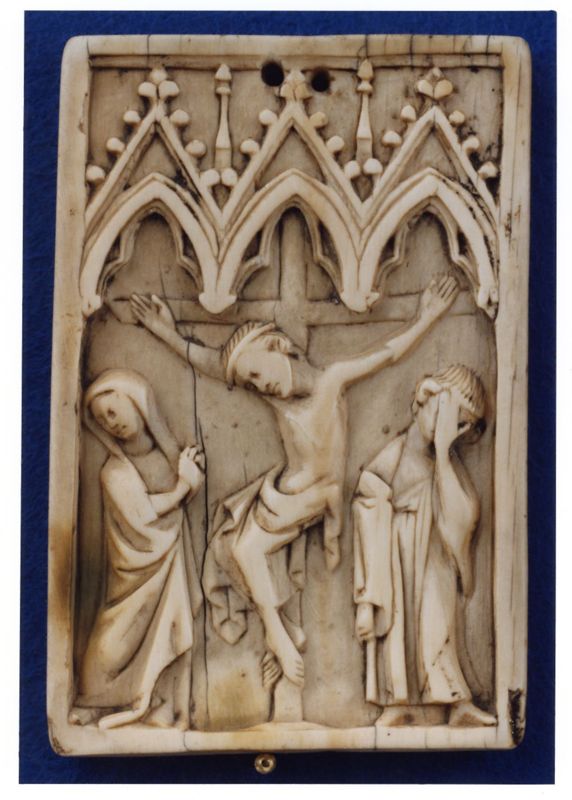 Plaquette avec Calvaire