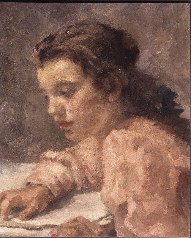 Fillette à la lecture