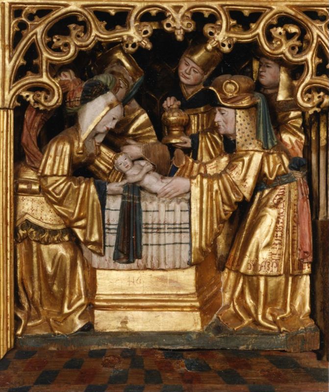 Retable II. Vie de la Vierge