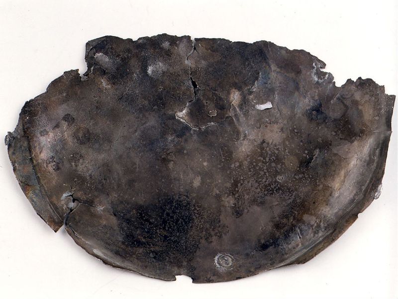 châsse de Sainte-Gertrude : Détails du pignon avec le Christ trônant (PC)