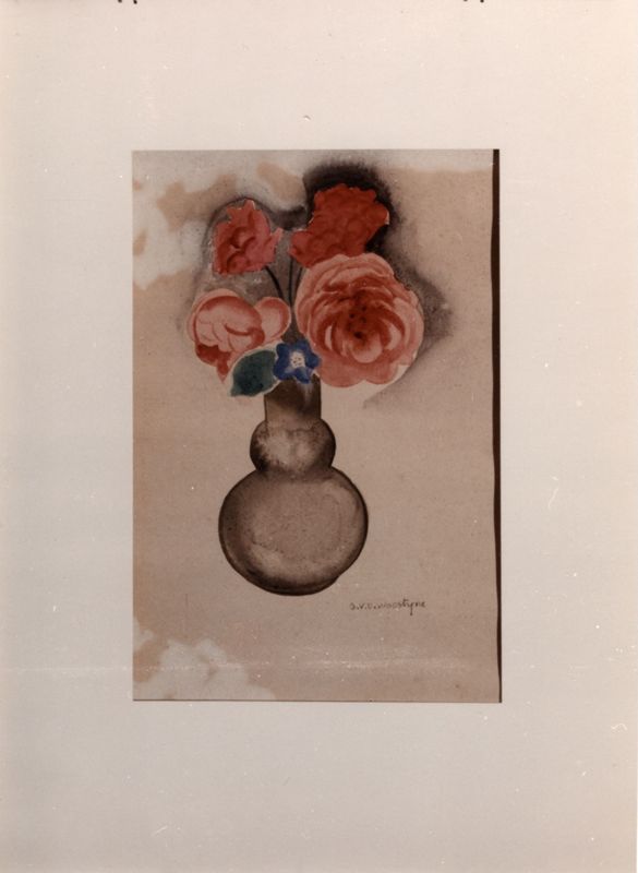 Nature morte aux roses rouges